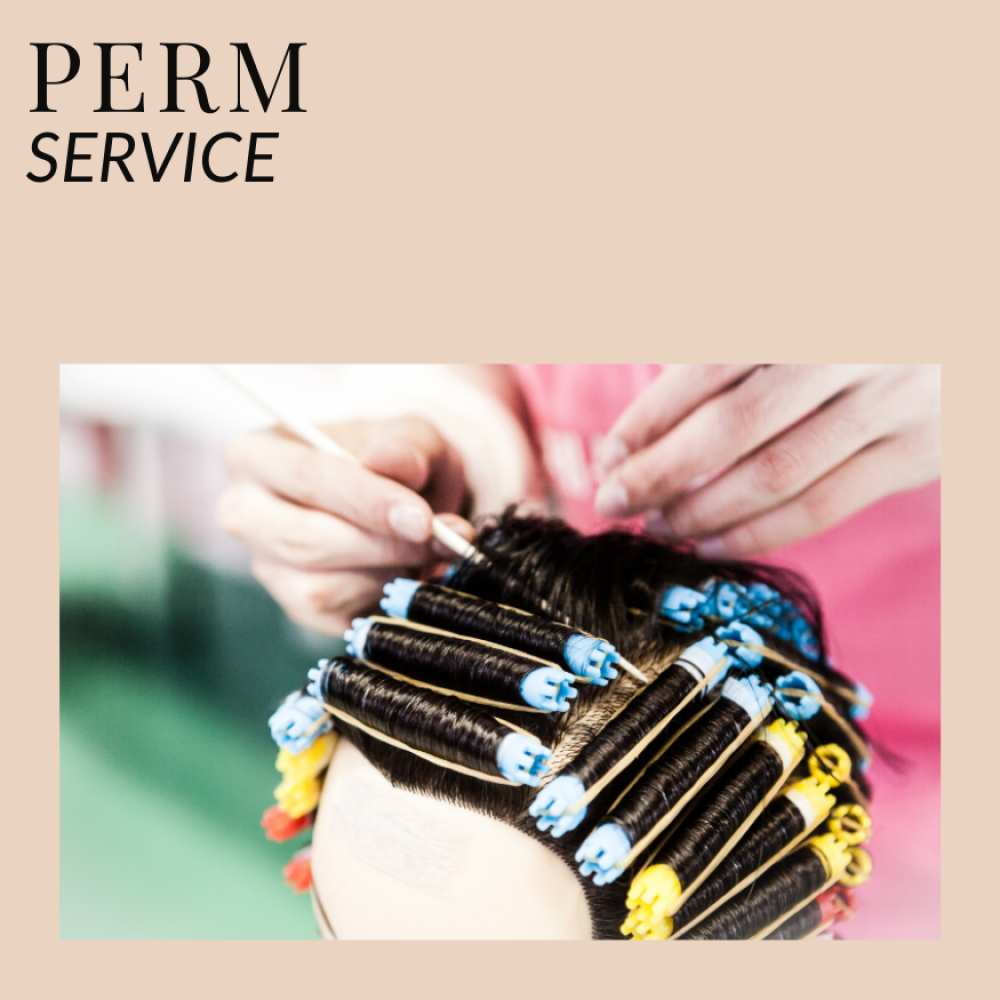 Perm Your Human Hair Topper, Toupee or Wig Service