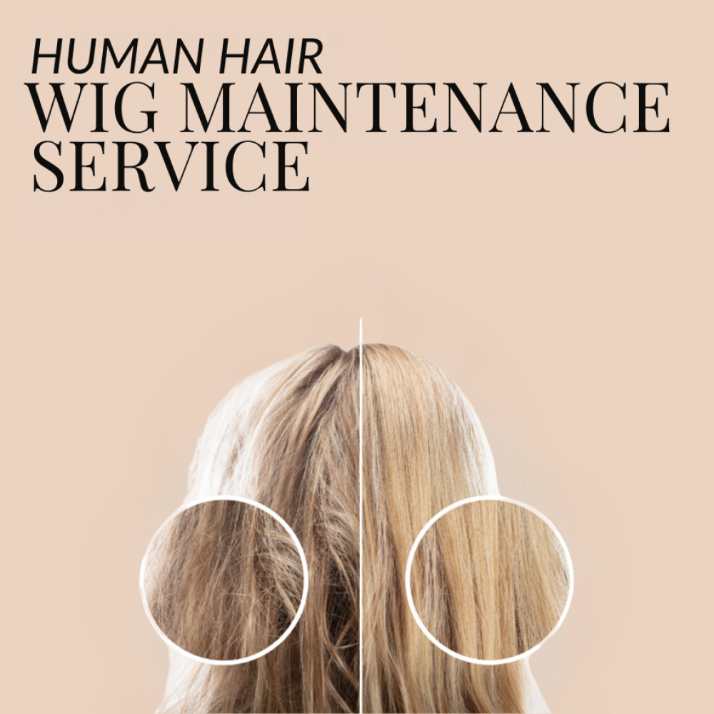 Wig Cleaning and Reconditioning Service (Human Hair)