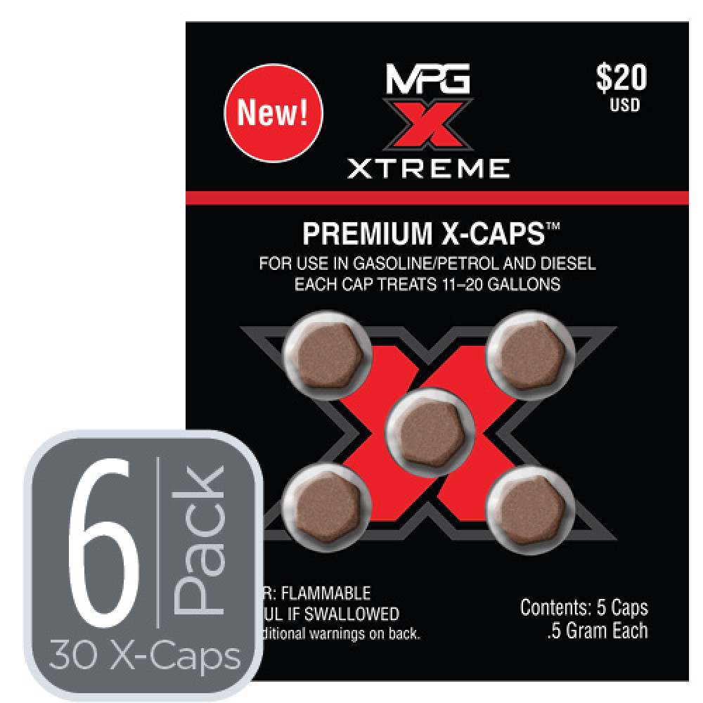 6 pack of X-Caps - US