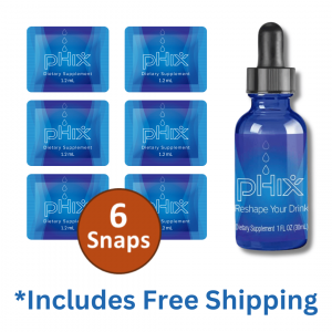 US - 1 bottle of pHix + 6 Snaps for Customers