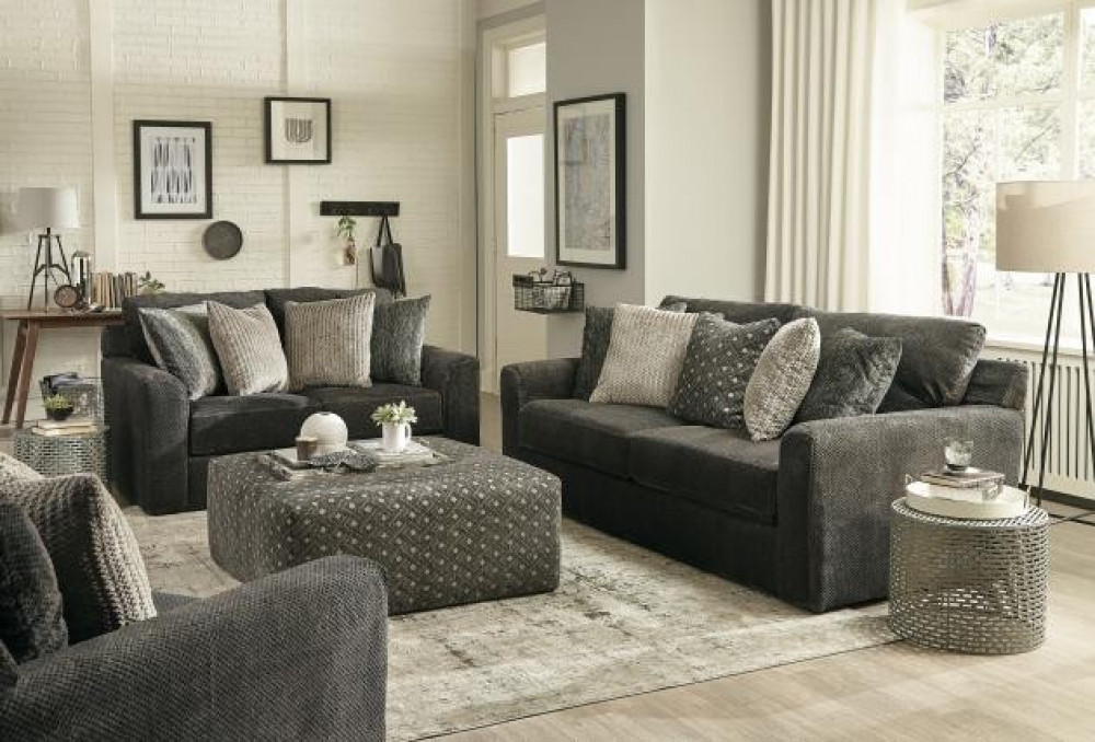 Midwood Smoke Sofa & Loveseat | Living Room Groups | Seat N Sleep