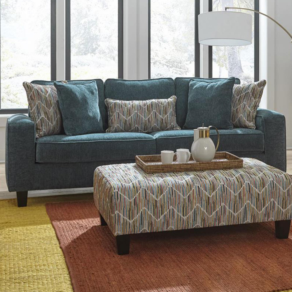 Spectrum Collection Azul Sofa Living Room Seat N Sleep