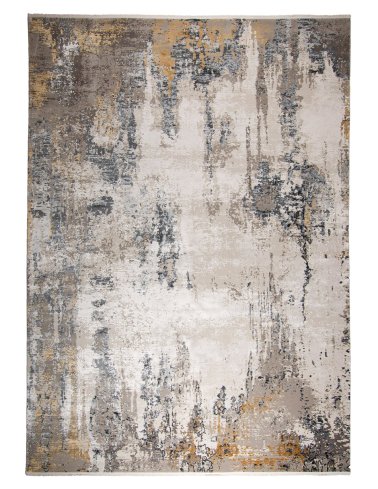Amber Color Rug Amber 5' x 7' Cream Gold Floor Rug | Accessories | Seat N Sleep