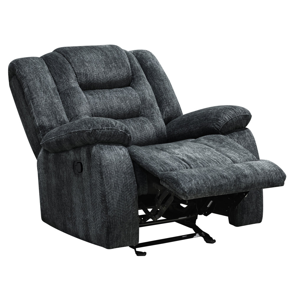 Bolton Misty Storm Glider Recliner Living Room Seat N Sleep