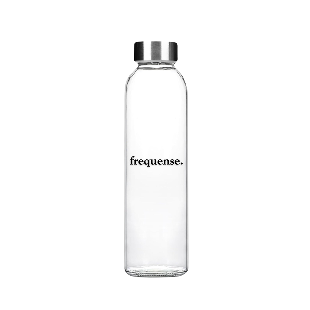 Frequense Charged Glass Bottle