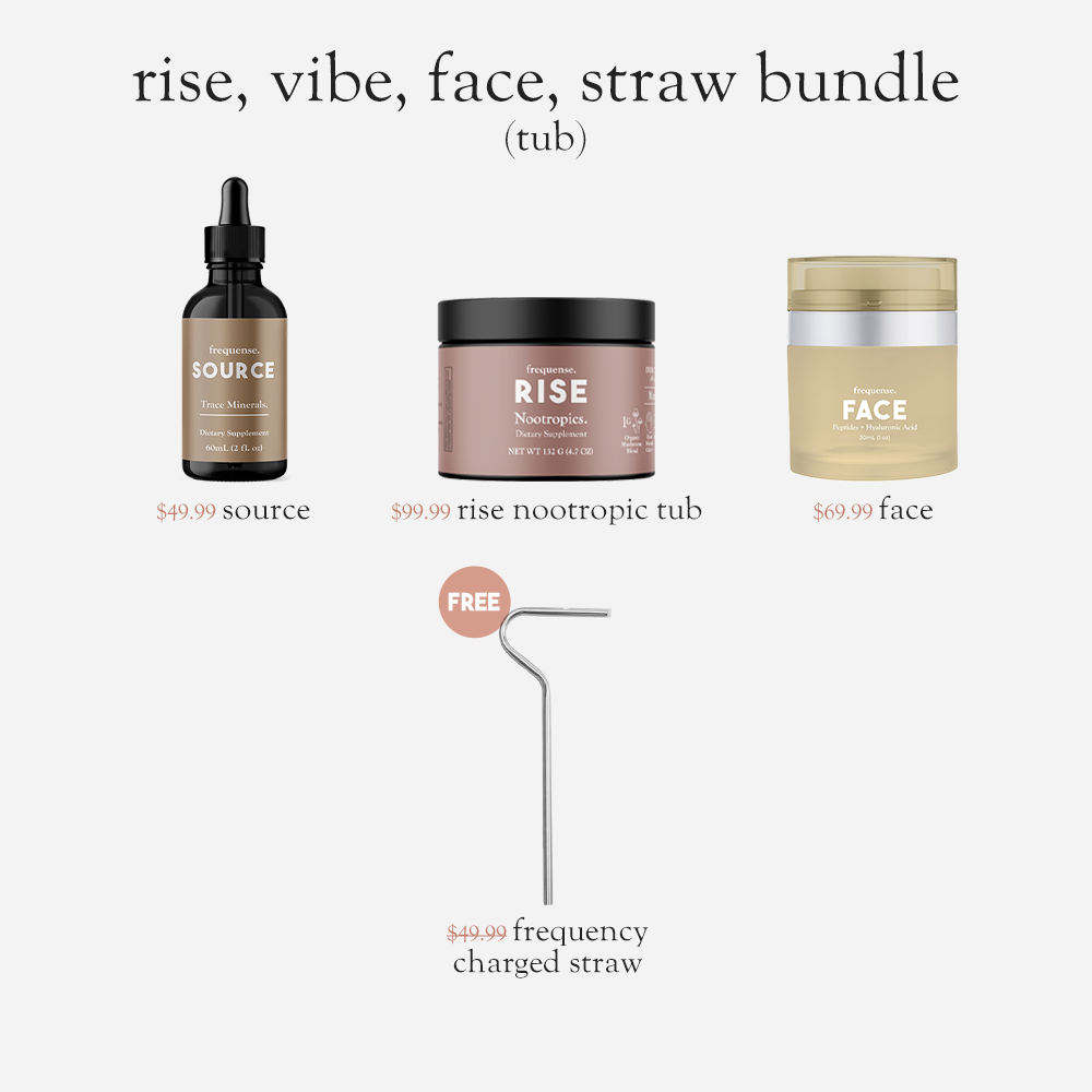 Rise, Vibe & Face Bundle - Tub