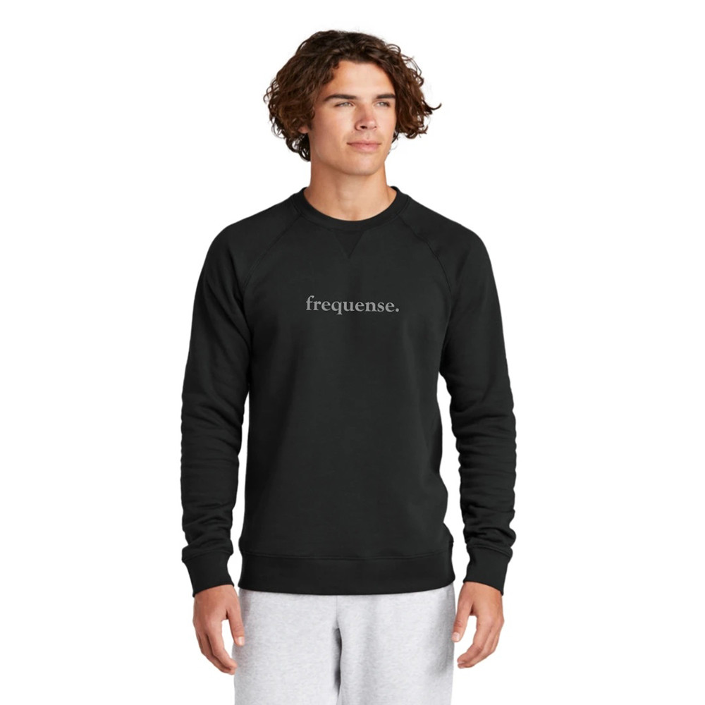 Frequense Crew Neck Sweatshirt Black