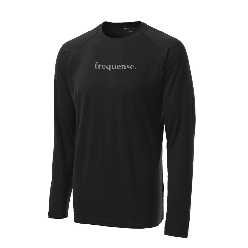 Frequense Long Sleeve Performance Crew Black