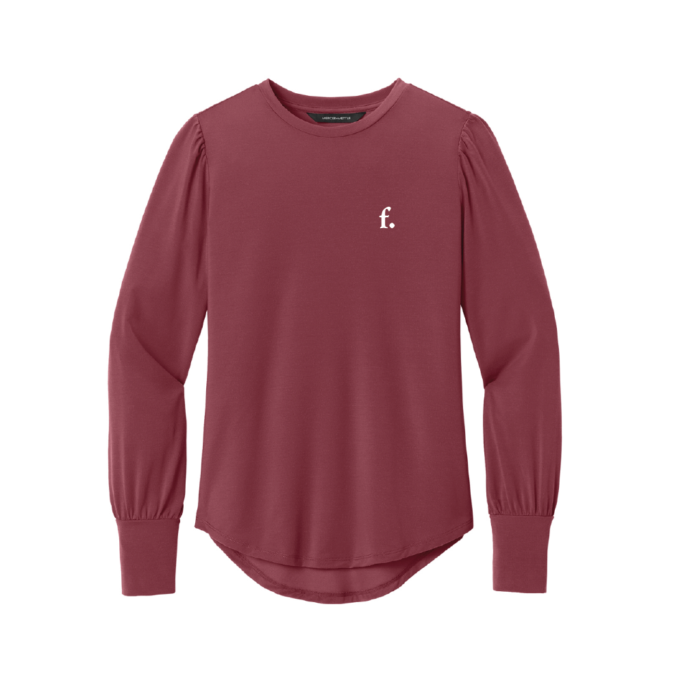 Long Sleeve f. Burgundy Shirt