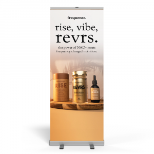 Rise Vibe Revrs Retraclable Banner | Marketing Tools | Frequense
