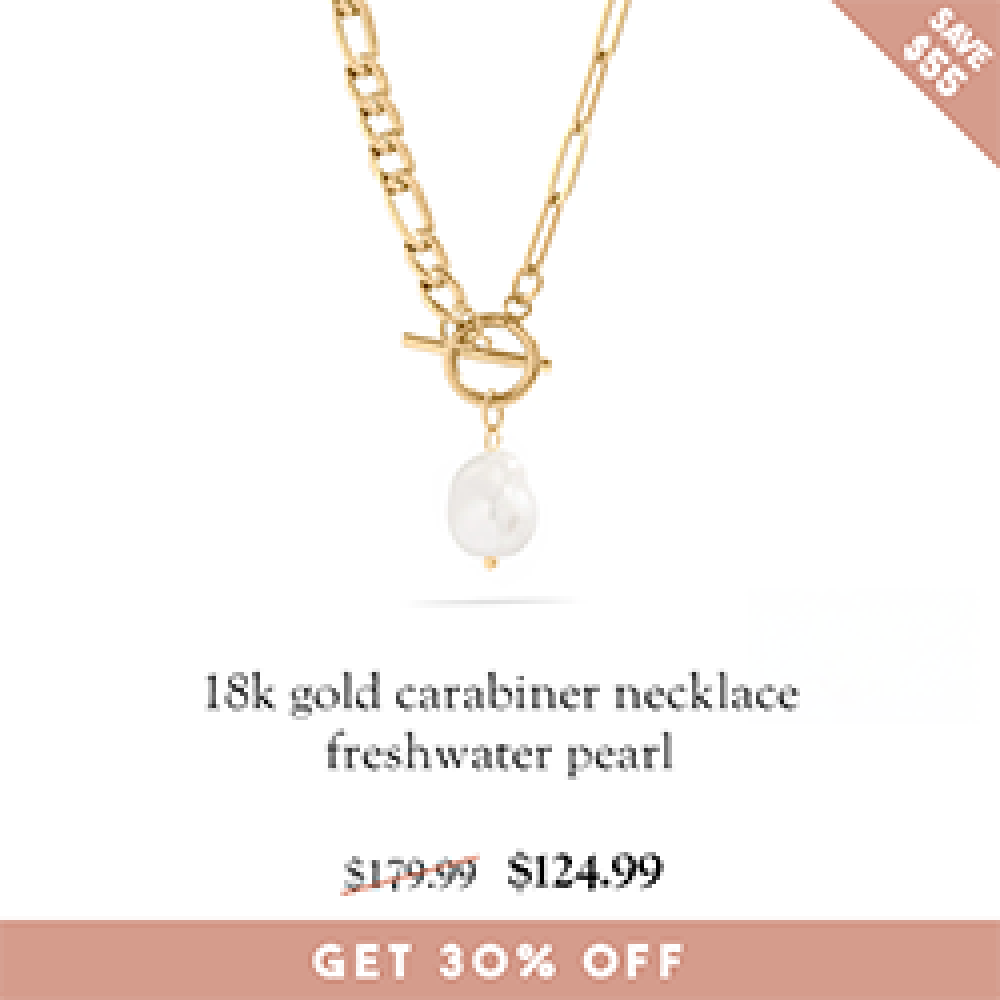 18K Gold Frequency Tuned Pearl Necklace