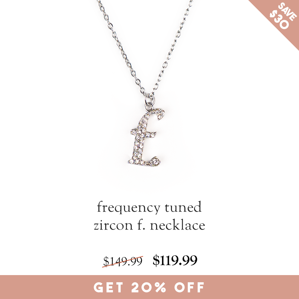 Frequency Tuned Zircon f. Necklace
