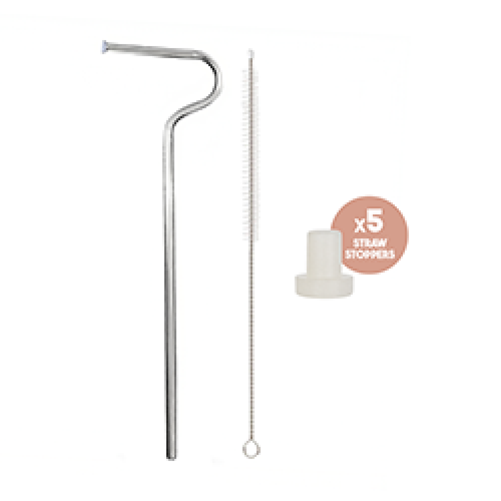 Lip-Friendly Stainless Steel Straw