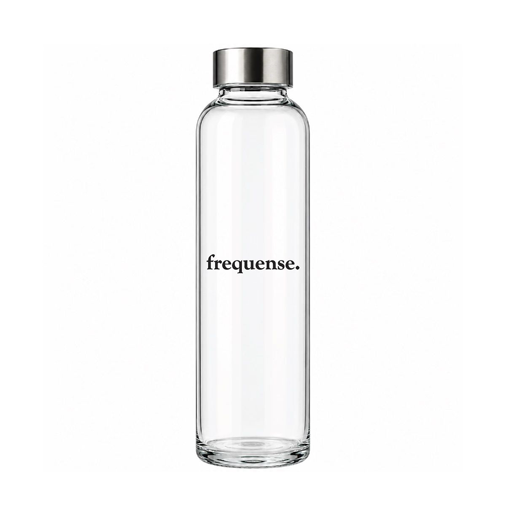 Frequense Charged Glass Bottle