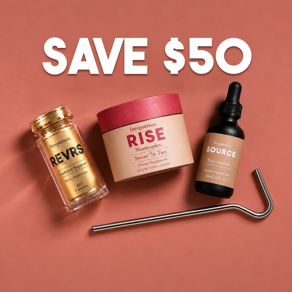 save $50: RISE Sweet 'N Tart bundled with REVRS, SOURCE and a stainless steel straw