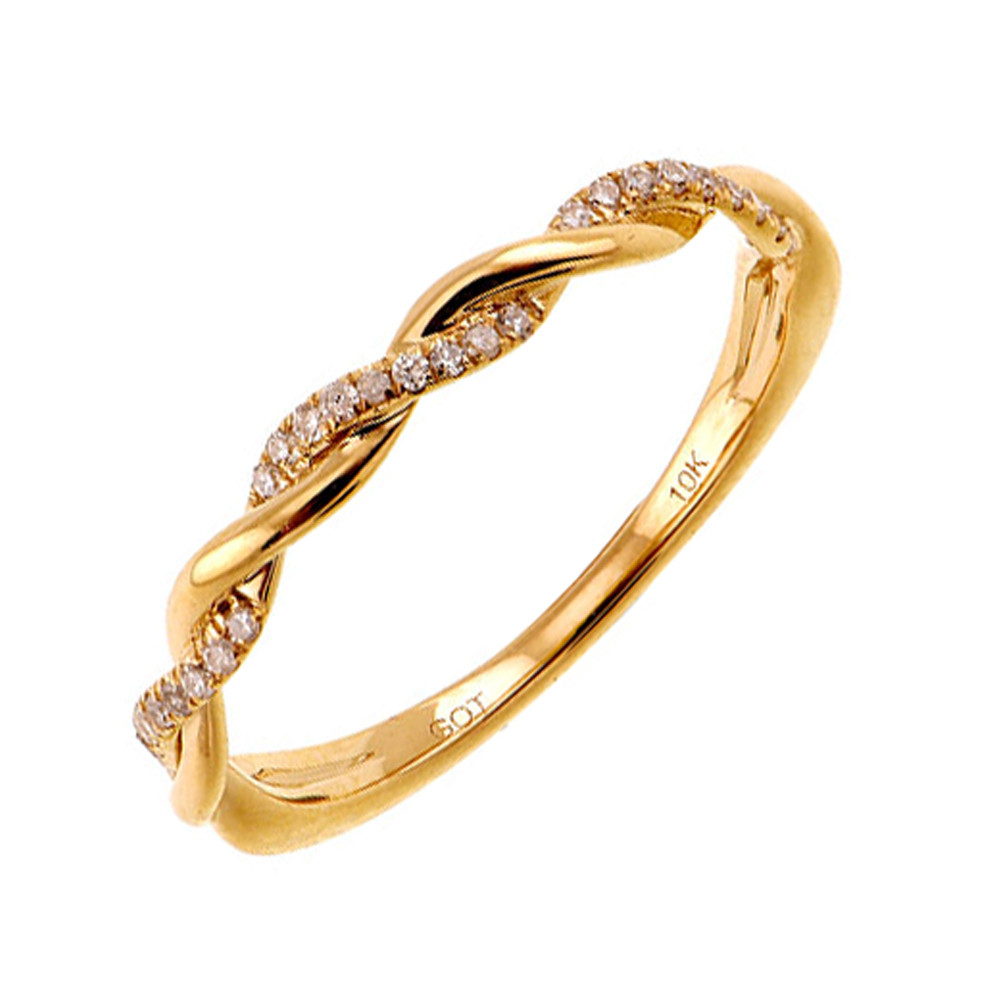 10Kt Yellow Gold Diamond 1/20Ctw Ring