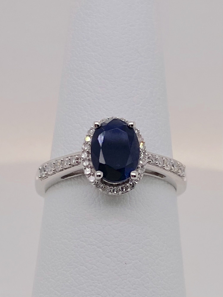 Sapphire & Diamond Ring