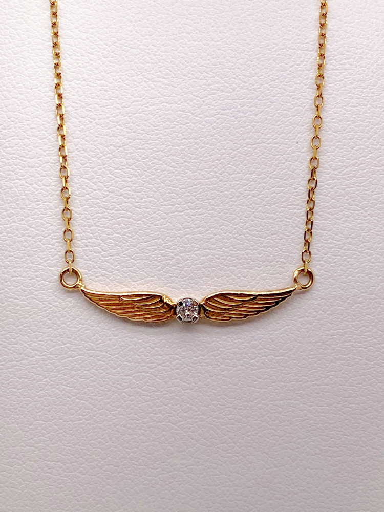 Diamond Wing Pendant