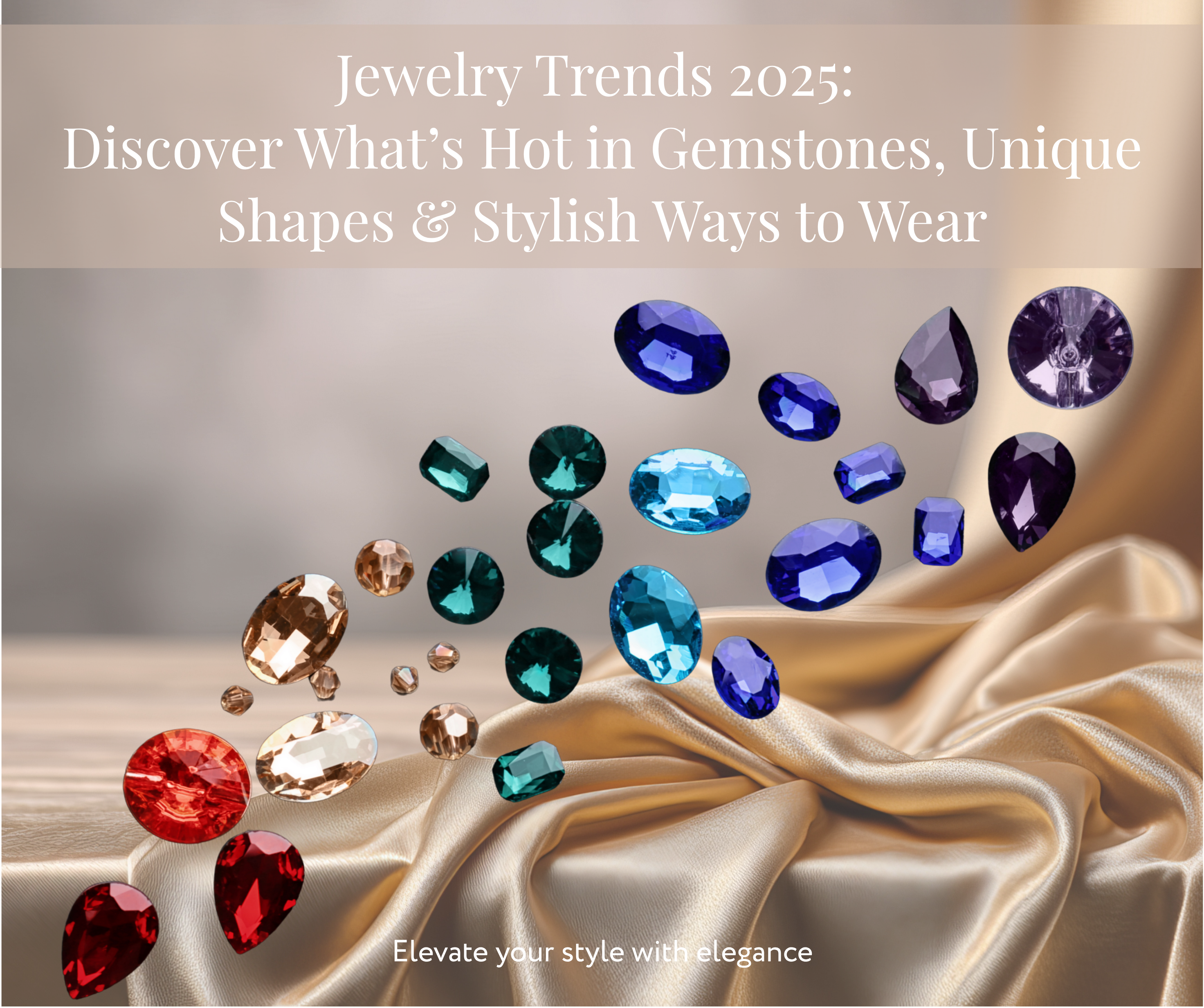 Jewelry Trends 2025: What’s Hot in Gemstones, Shapes & Styling