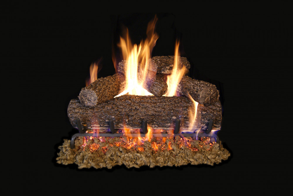 Gas Log Set "Scarlet Oak" Vent-Free (Natural Gas)