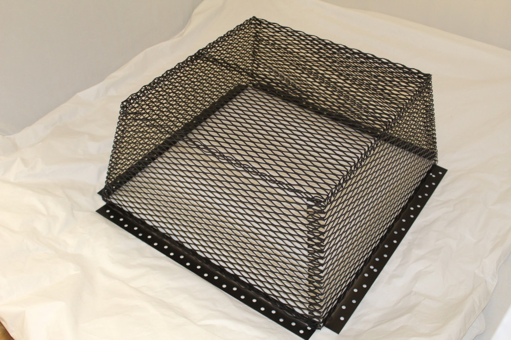 Roof Animal Guards -Black Galvanized- 3/4" Mesh