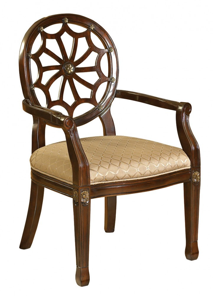 spider back accent chair