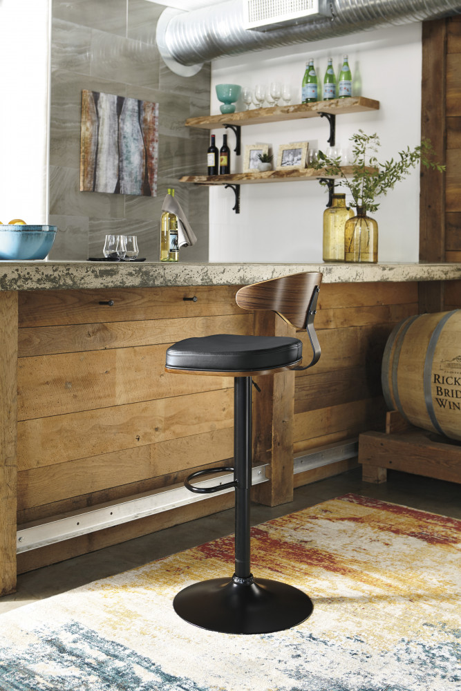 Bellatier Adjustable Height Bar Stool Dining Room Elements