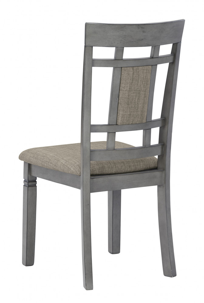 Jayemyer Charcoal Gray Dining Room Set Dining Room Elements