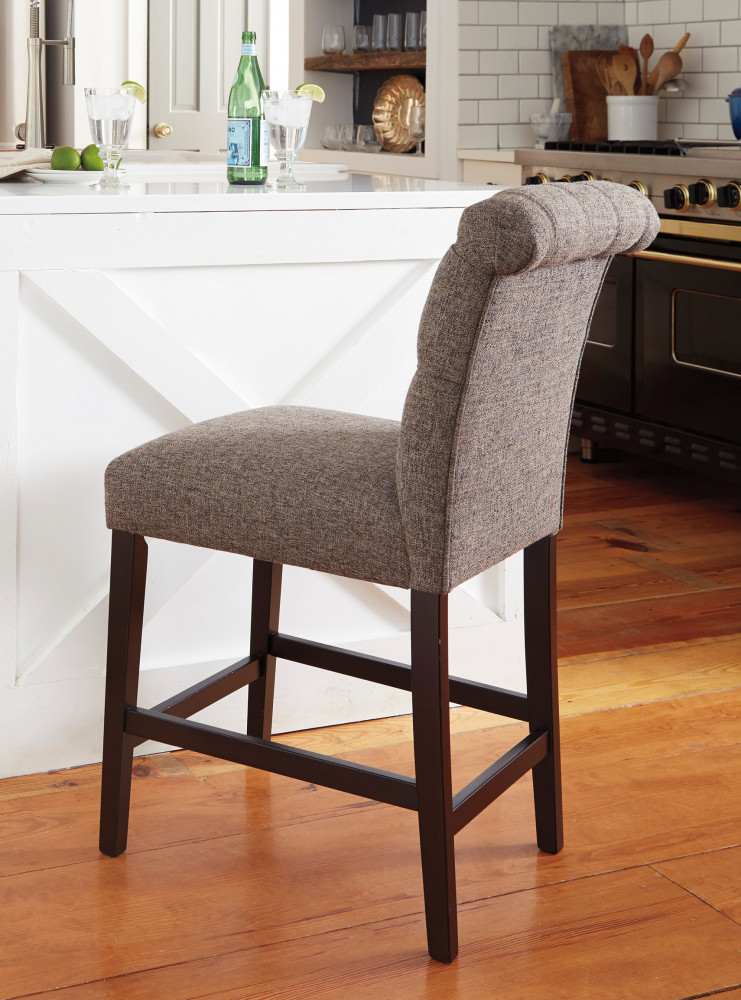 Tripton Counter Height Bar Stool Graphite Dining Room Elements