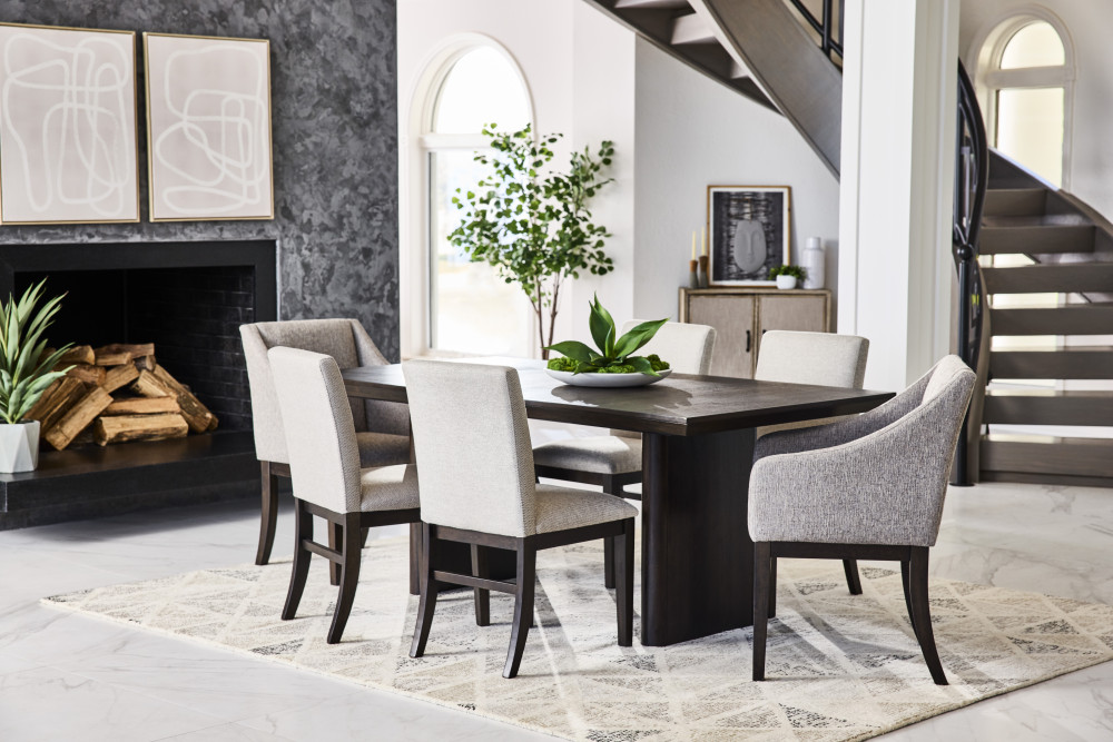 Bruxworth Dining Table and 6 Chairs Set Dining Room Elements
