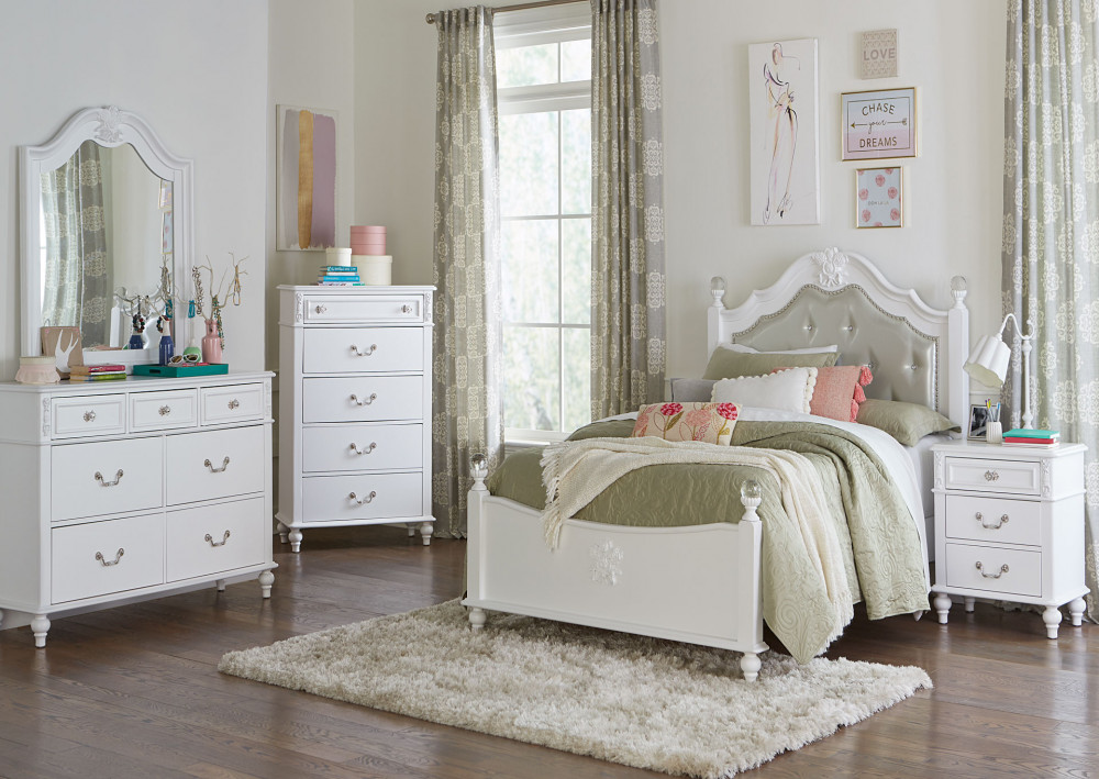 CARLY BED  CM7160BK – Rubin Furniture