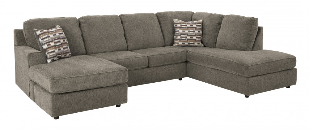 Ophannon 2-Piece Sectional with Chaise | Living Room | Elements