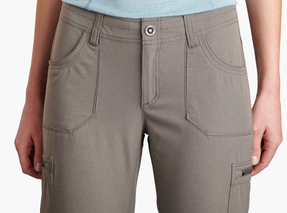 Kuhl Women’s 10 Regular Beige Relaxed Striaght Convertible Outdoors Pants