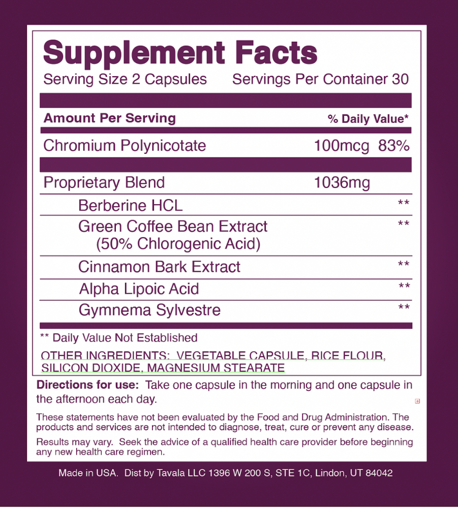 Tavala TLC System with Trim Drink TLC System Tavala