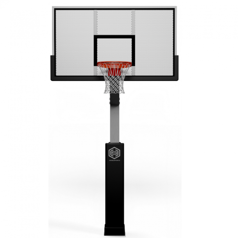 Dominator Pro 72" Basketball Hoop - Shatterproof Aluminium Backboard