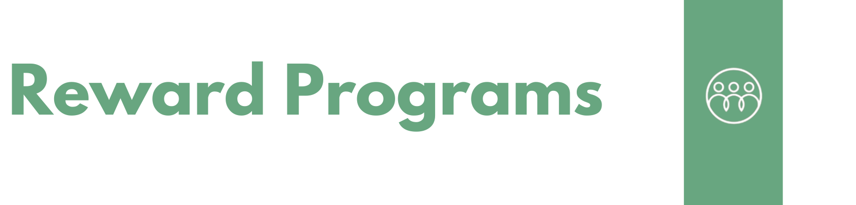 Reward Programs