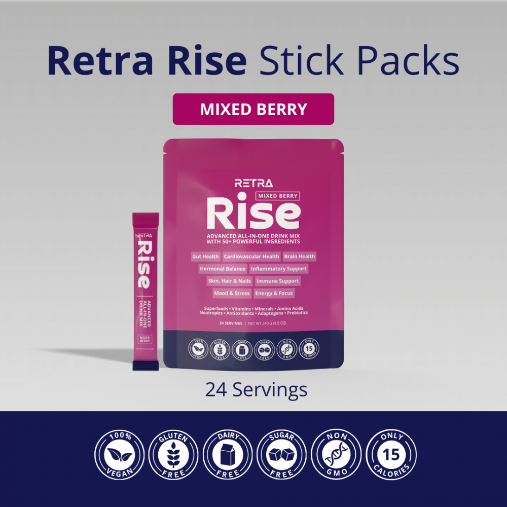 Retra Rise Stick Packs (24 Servings)